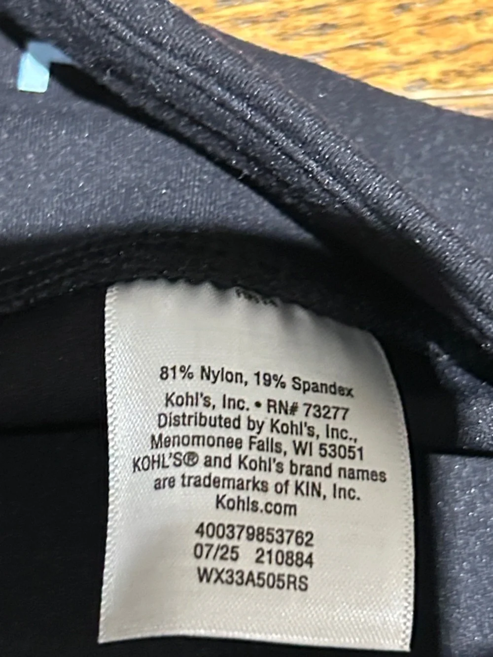 Women's Black Performance Jogger Pants - High Waist, Cuffed Ankles - Picture 2 of 4